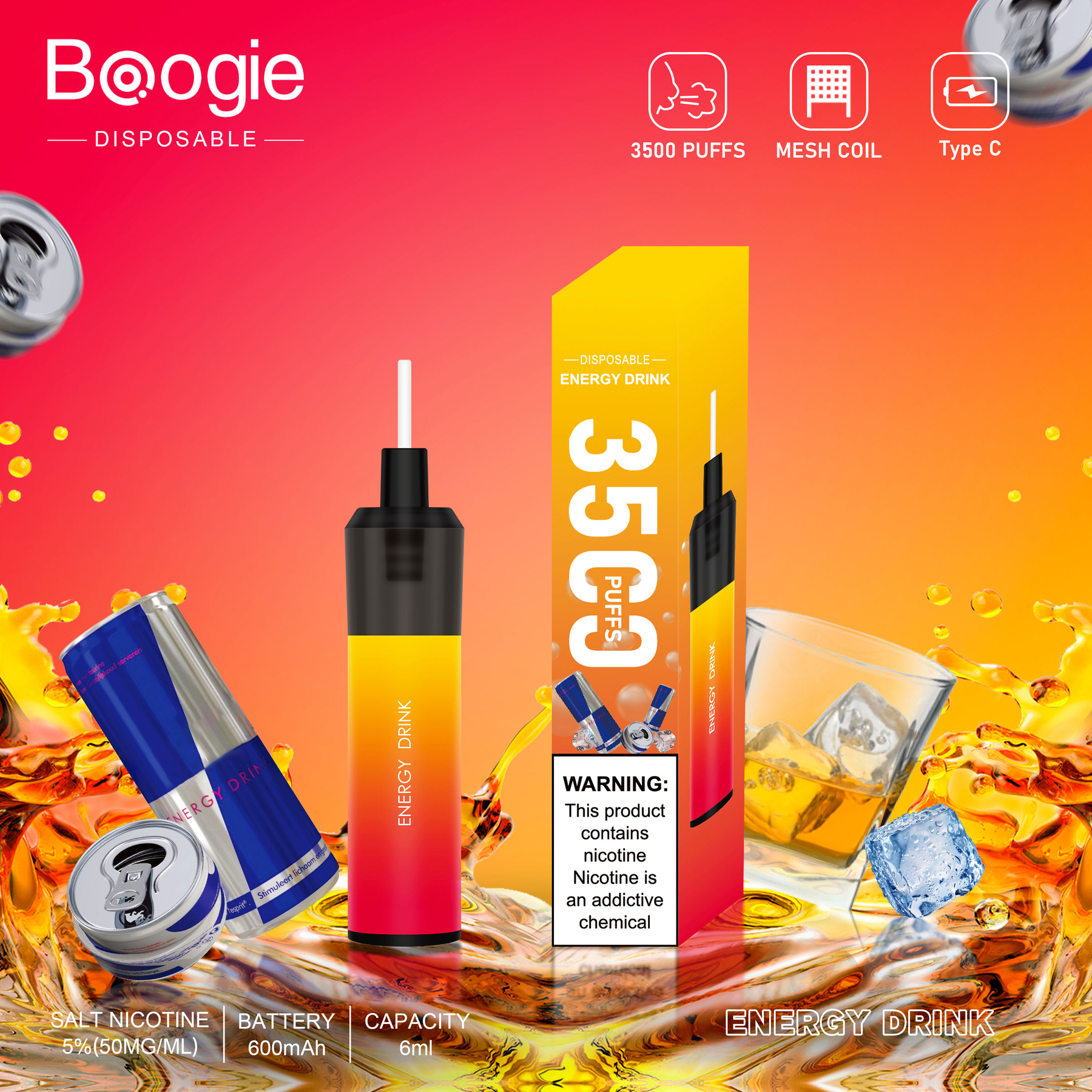 Boogie Woogie II - Refillable - 4600P-6000P